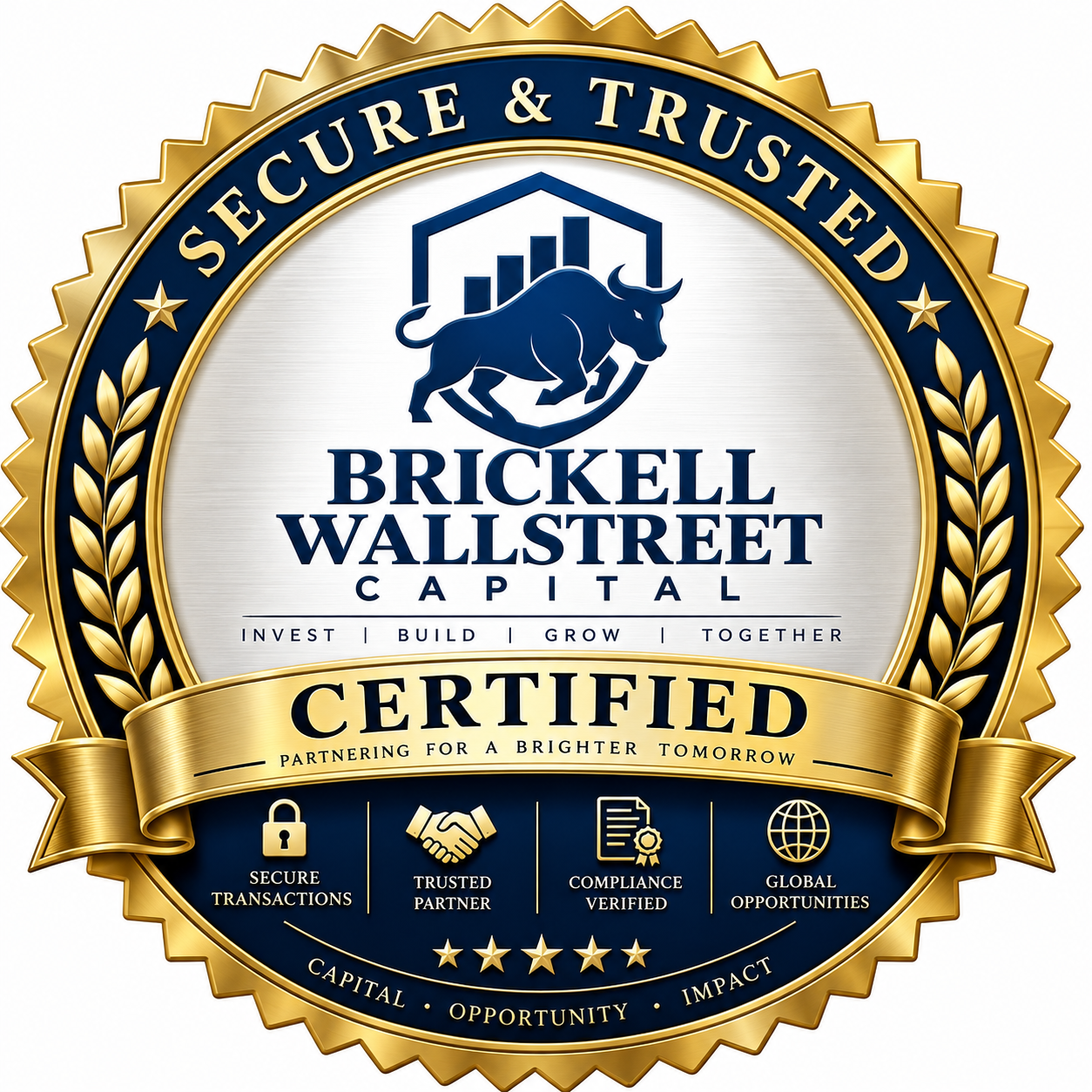 Brickell Wallstreet Capital Secure & Trusted certified seal